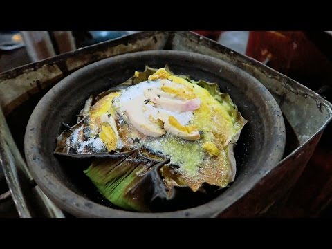 Philippines Street Food | BIBINGKA (HOT and FRESH from a Homemade Oven!)