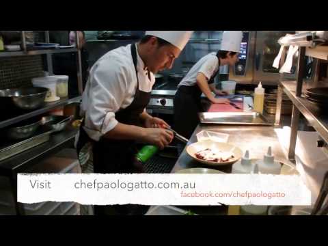 Chef Paolo Gatto in action