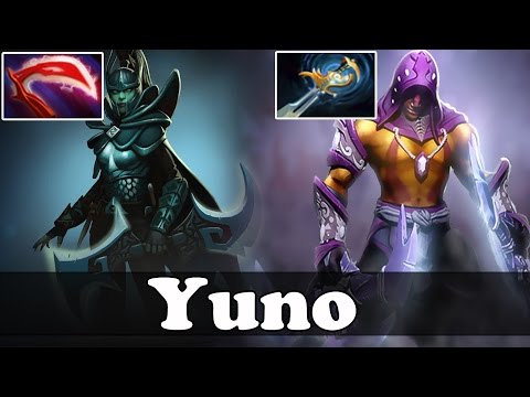 Yuno 8600 MMR Plays Phantom Assassin and Anti-Mage - Dota 2