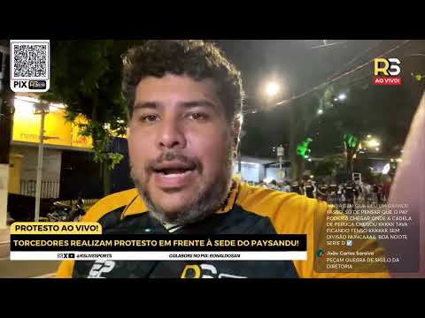 🔴 AO VIVO! PROTESTO NO PAYSANDU: torcida exige VOTO DIRETO e TRANSPARÊNCIA!