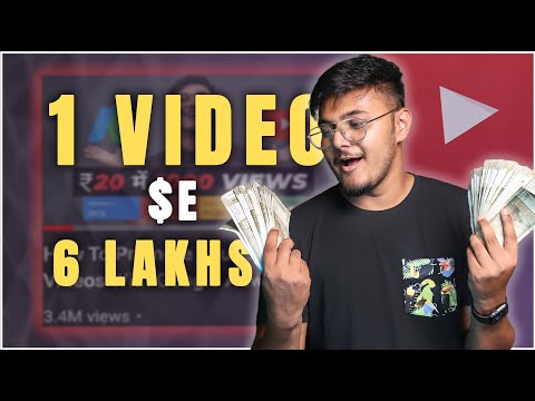 1 Video से 6 लाख की Income  My Secret To Make More Money With Less Views on YouTube