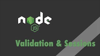 Node.js + Express - Tutorial - Express-Validator and Express-Session (Validation &amp; Sessions)