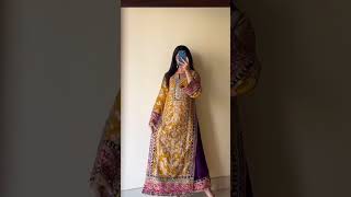Multi Embroidered Chiffon Suit - Video 4