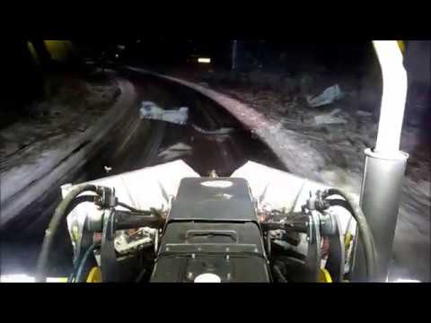 snow plowing with Volvo BM el70