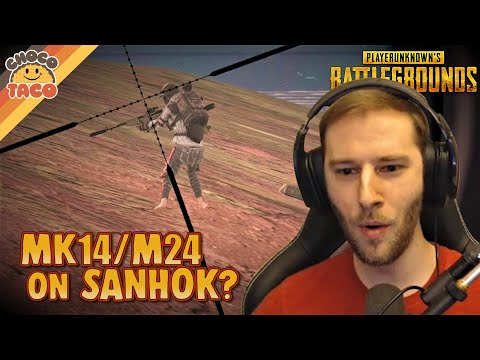 Strange Sanhok Loadout for chocoTaco: Mk14/M24 ft. hambinooo - PUBG Duos Gameplay