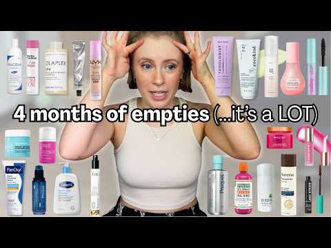 HUGE BEAUTY EMPTIES (62 items finished!)
