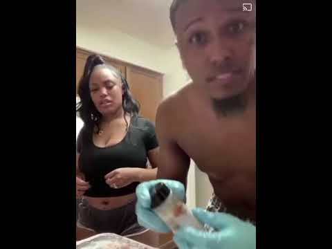 He washed the chicken with dish soap