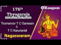 176th Thyagaraja Aradhana Music Festival I Nagaswaram By Tirumanoor T C Ganesan T C Karunanidi