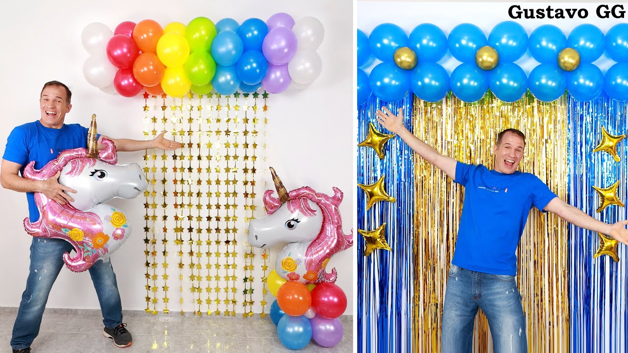 Watch DECORACIONES PARA CUMPLEAÑOS ✨(faciles y rapidas 😊👍) decoración con globos - gustavo gg Now DECORACIONES PARA CUMPLEAÑOS ✨(faciles y rapidas 😊👍) decoración con globos - gustavo gg
