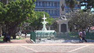 preview picture of video 'Barbados: National Heroes Square and Parliament Buildings in Bridgetown'