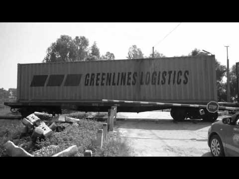 B&W Ver: 12 Trains passing in Dien Chau District, Nghe An Provincve, Vietnam (2015)