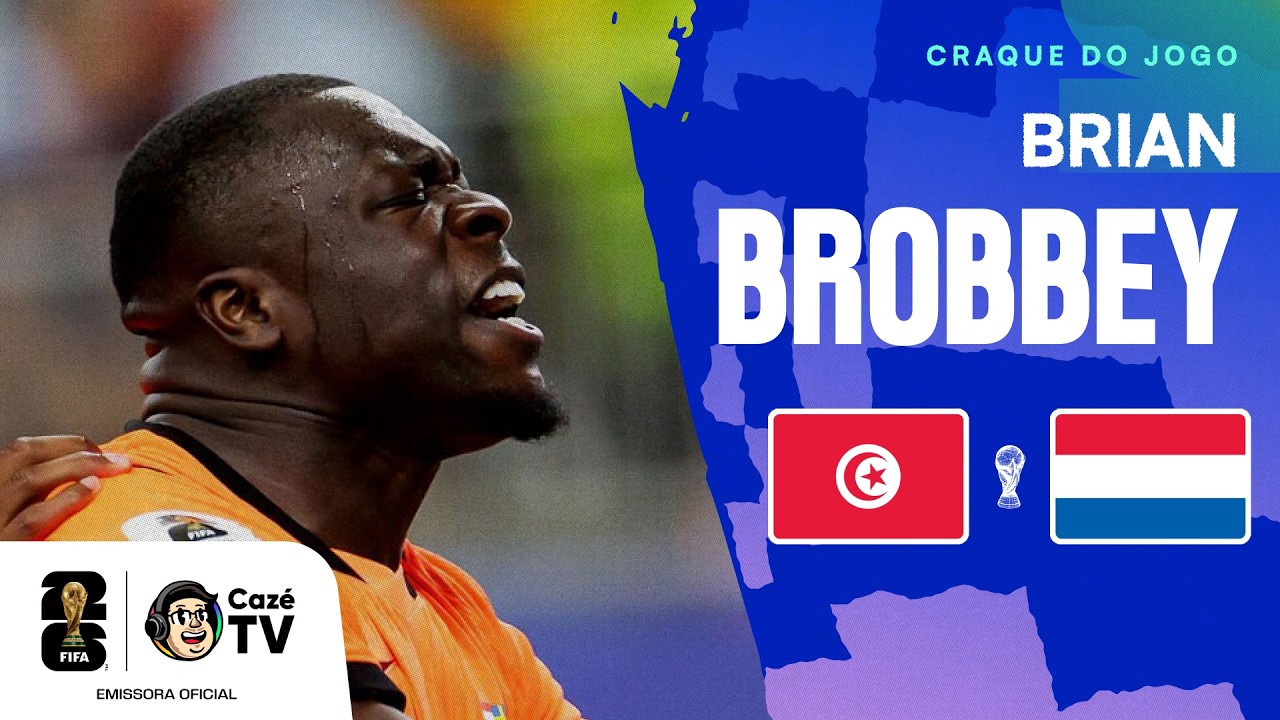 ELE SEMPRE GUARDA UM! TODOS OS LANCES DE BROBBEY EM TUNÍSIA X HOLANDA | COPA DO MUNDO