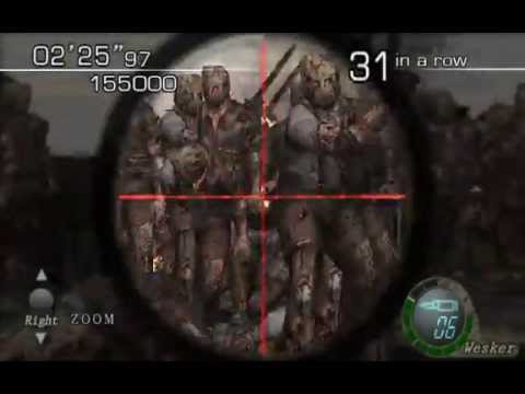 Resident Evil 4 - The Mercenaries (Welcome To Hell) Mode - WaterWorld - Wesker (816.500) HQ