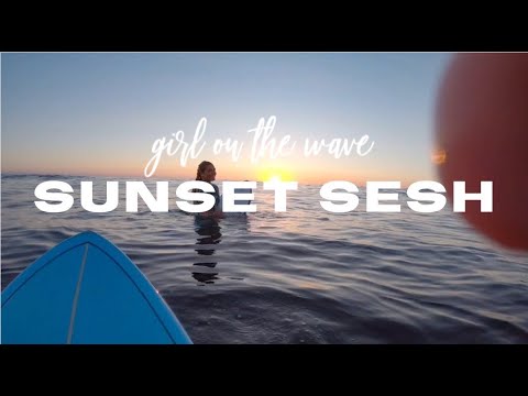 Sunset Sesh in Ericeira Portugal, Matadouro June 2019 - Girl on the wave