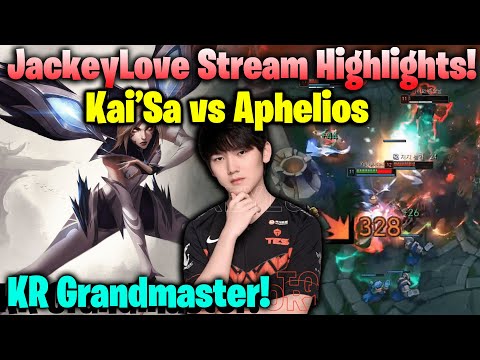 TES JackeyLove Kai'sa ADC vs Aphelios KR Grandmaster [22/6/2020]