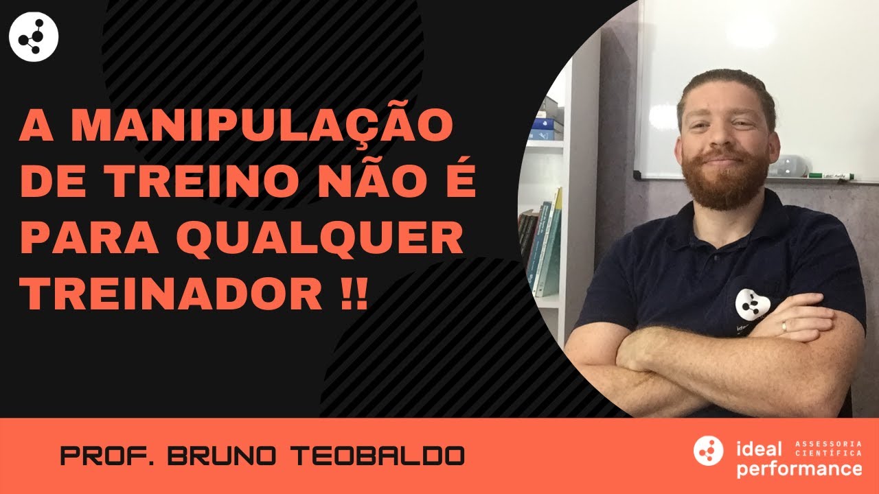 A manipulação de treino não é para qualquer treinador!!