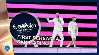 San Marino 🇸🇲 - Serhat - Say Na Na Na - First Rehearsal - Eurovision 2019