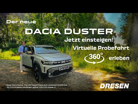 Vorstellung des neuen Dacia Duster 🚗🙌  - DRESEN Showroom - VR 360 Grad #dacia #duster