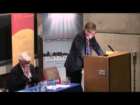 Tom O'Malley speaks at Scribani Congerence: Re-imagining Imprisonment in Europe