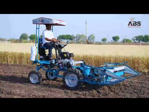 ABS SELF PROPELLED FOUR WHEEL DRIVE REAPER CUM BINDER.#reaperbinder #absreaperbinder