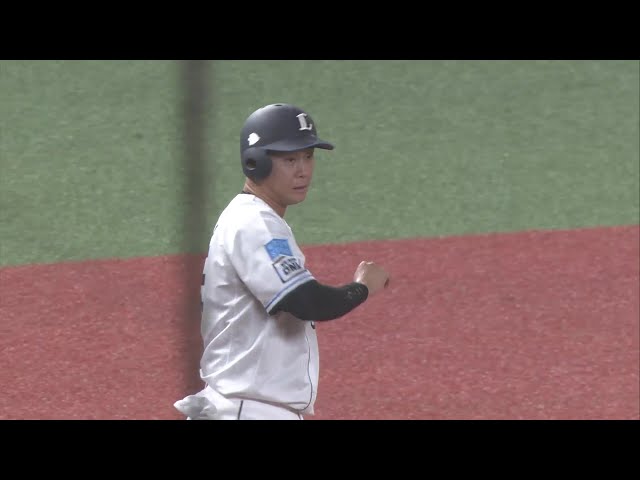 【ファーム】ライオンズ・平沢大河 右中間を深々と破るタイムリー3ベースヒットで先制!! 2025年8月23日 埼玉西武ライオンズ 対 東京ヤクルトスワローズ