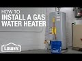 Gas Water Heater Installation