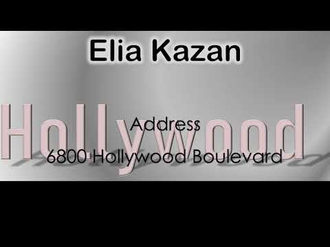 Elia Kazan   How to pronounce Elia Kazan Hollywood Actor from 6800 Hollywood Boulevard?