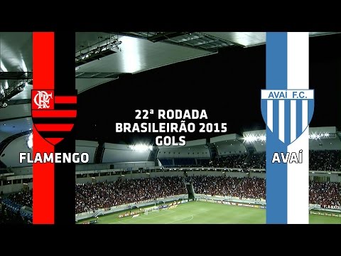 Gols - Flamengo 3 x 0 Avaí - Brasileirão - 02/09/2015