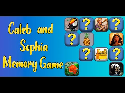 Caleb and Sophia Memory Game