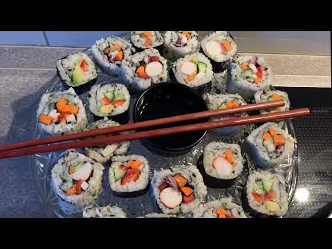 Sushi Basics / Maki, Inside Out & Nigiri – Sushi Reis & Honig, Zitrone, Sesam und Apfelsine