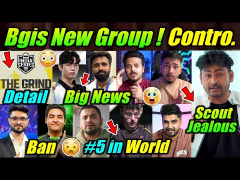 BGIS New Group Matches 🔥 Dyno on Scout Jealous ? Controversy 😳 S8UL#5, Sid, Ghatak, Lolzz News