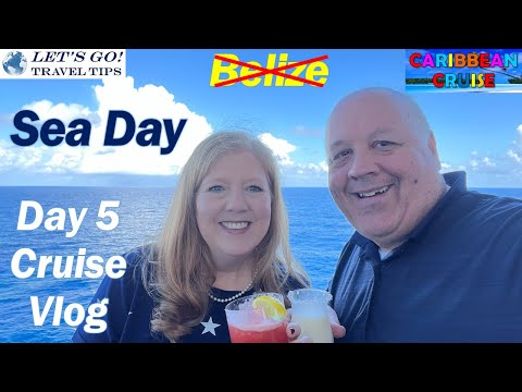 DAY 5 SEA DAY VLOG CARIBBEAN PRINCESS WESTERN CARIBBEAN CRUISE JANUARY 2022