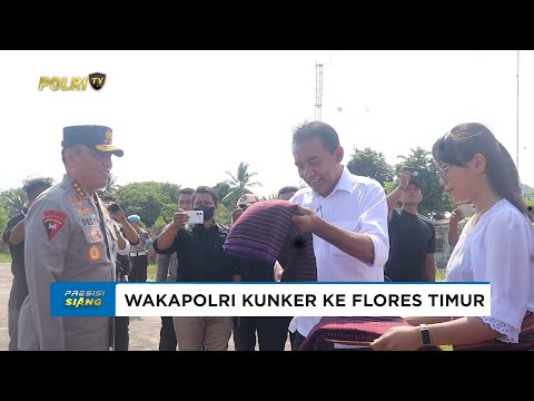 WAKAPOLRI TINJAU LAYANAN SPKT DAN PAMAPTA DI POLRES FLORES TIMUR