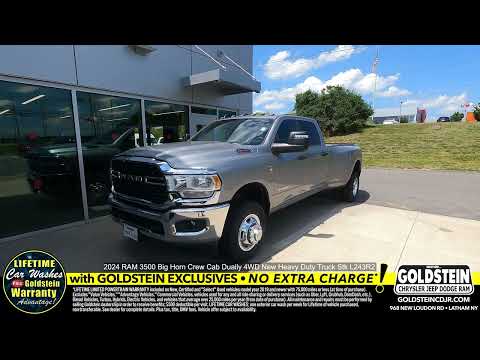 2024 RAM 3500 Big Horn Crew Cab Dually 4WD New Heavy Duty Truck Stk L243R2