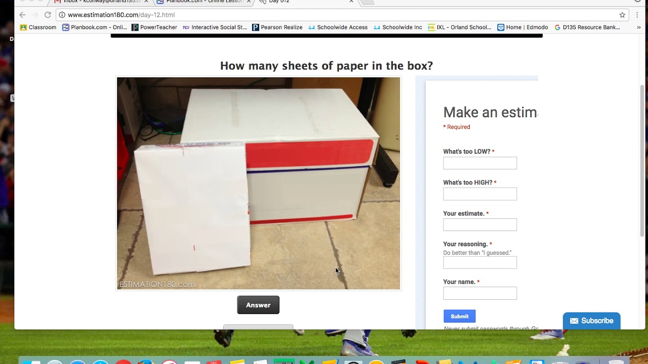 Estimation 180 Day 12