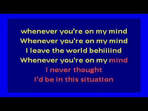 Whenever You're On My Mind - Marshall Crenshaw