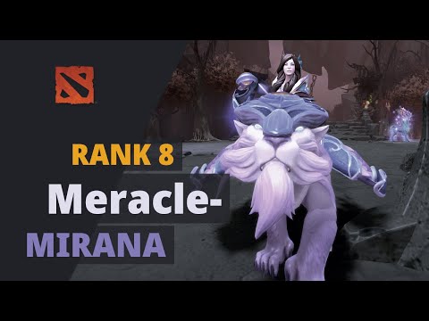 Meracle- (Rank 8) plays Mirana Dota 2 Full Game