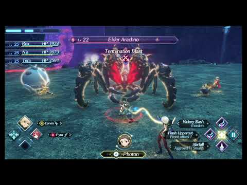 Xenoblade Chronicles 2 [Max Custom Difficulty] Elder Arachno [BOSS #6]