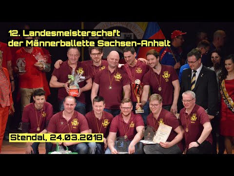 Landesmeisterschaft der Männerballette Sachsen-Anhalt 2018