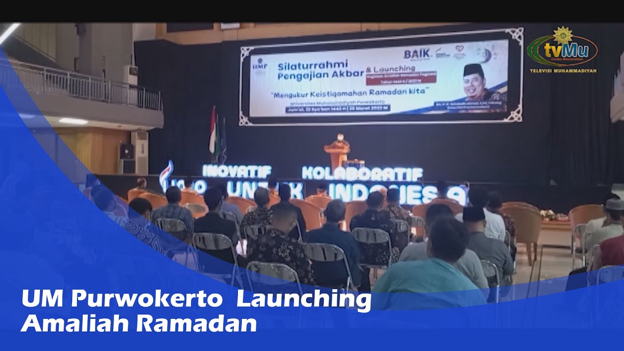 Rektor UMP Launching Amaliah Ramadhan 1443 H