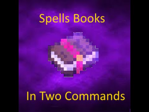 WindogeYT - Spell Books In One (Two) Command! - Minecraft Vanilla Mod