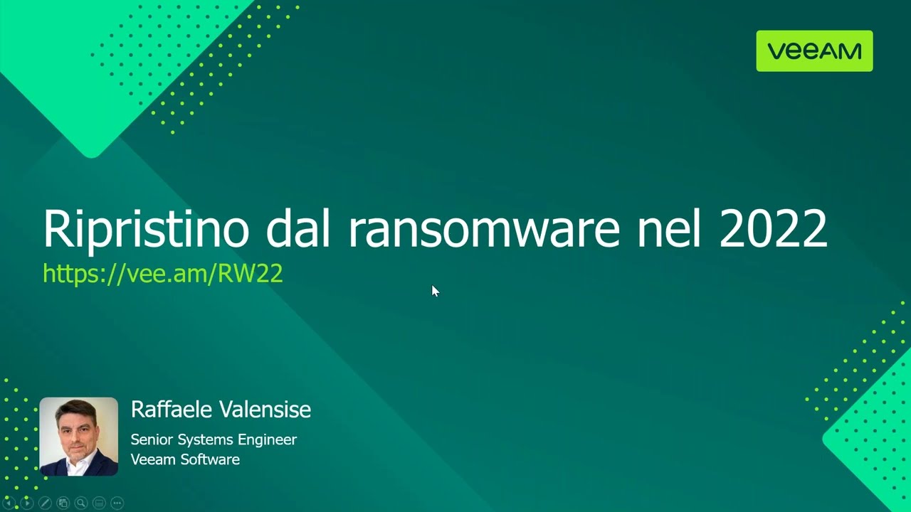 Ransomware Recovery in 2022 video