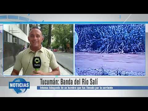 Intensa búsqueda de un hombre en el río Salí Tucumán