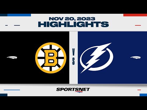 NHL Highlights | Bruins vs. Lightning - November 20, 2023
