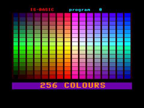 Demonstration programs for Enterprise 128k computer