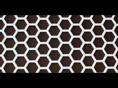 hexagon hole Perforated sheets for Server Cabinet door.Server Cabinet door mesh sheets