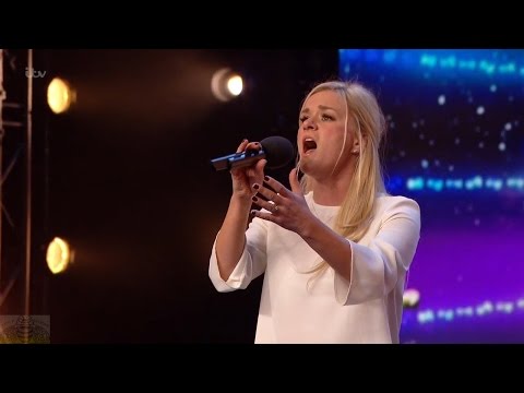 Britain's Got Talent 2016 S10E05 Rachael Wooding Beautiful Singer Fights Through Her Nerves Full Aud