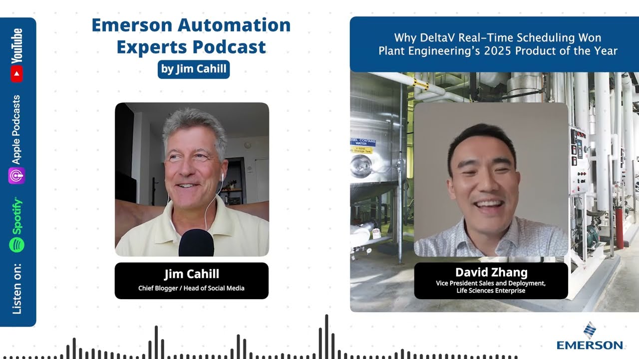 Why DeltaV Real-Time Scheduling Won Plant Engineering's 2025 Product of the Year