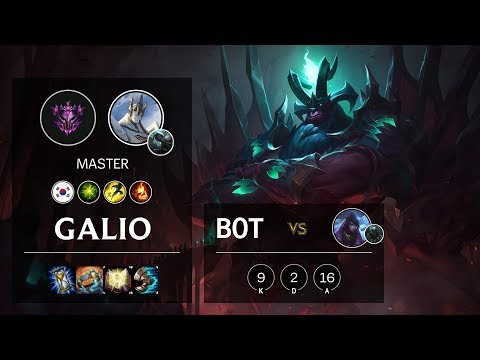 Galio Bot vs Aphelios - KR Master Patch 10.5