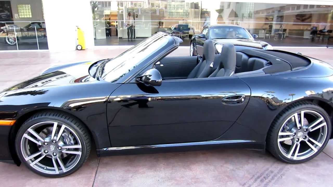 2012 Porsche 911 Carrera Cabriolet Black Edition PDK SOLD at Beverly Hills Porsche